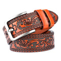 LQbelt Mens Cow Leather Belt Pin Buckle Belt Cowhide Male Belts for Men High Quality Waistband Factory