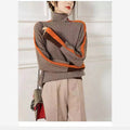 Korean Pullover Sweater Knitted Sweaters Knit Jumpers for Women Fashion 2023 Sweater Female Women'S Turtleneck Knitwears Tops