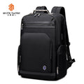 Arctic Hunter Men's Business Travel Laptop Backpack with USB Charging Anti-Theft Waterproof Microfiber Leather