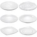 Wholesale OEM 100% Melamine Plastic Plates Custom Logo Hotel Restaurant Plate Modern Design for Home Use and Packaging