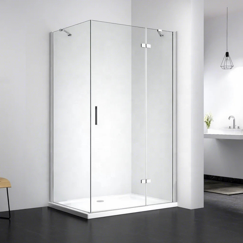 Exceed 2026 Hinged Easy Shower Enclosure One Side Folding Shower Enclosure