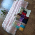 Factory Directly Sell OEM Sizes Acrylic Synthetic Faux Sheepskin Fur Area Rugs Fake Fur Artificial Man-made Fur Carpets
