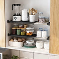 24/36/45CM Hot Sale High-end Plastic Wall Mounted Non-folding Eco-Friendly Home Kitchen Organizer Telescopic Board Storage Rack MegaBDM