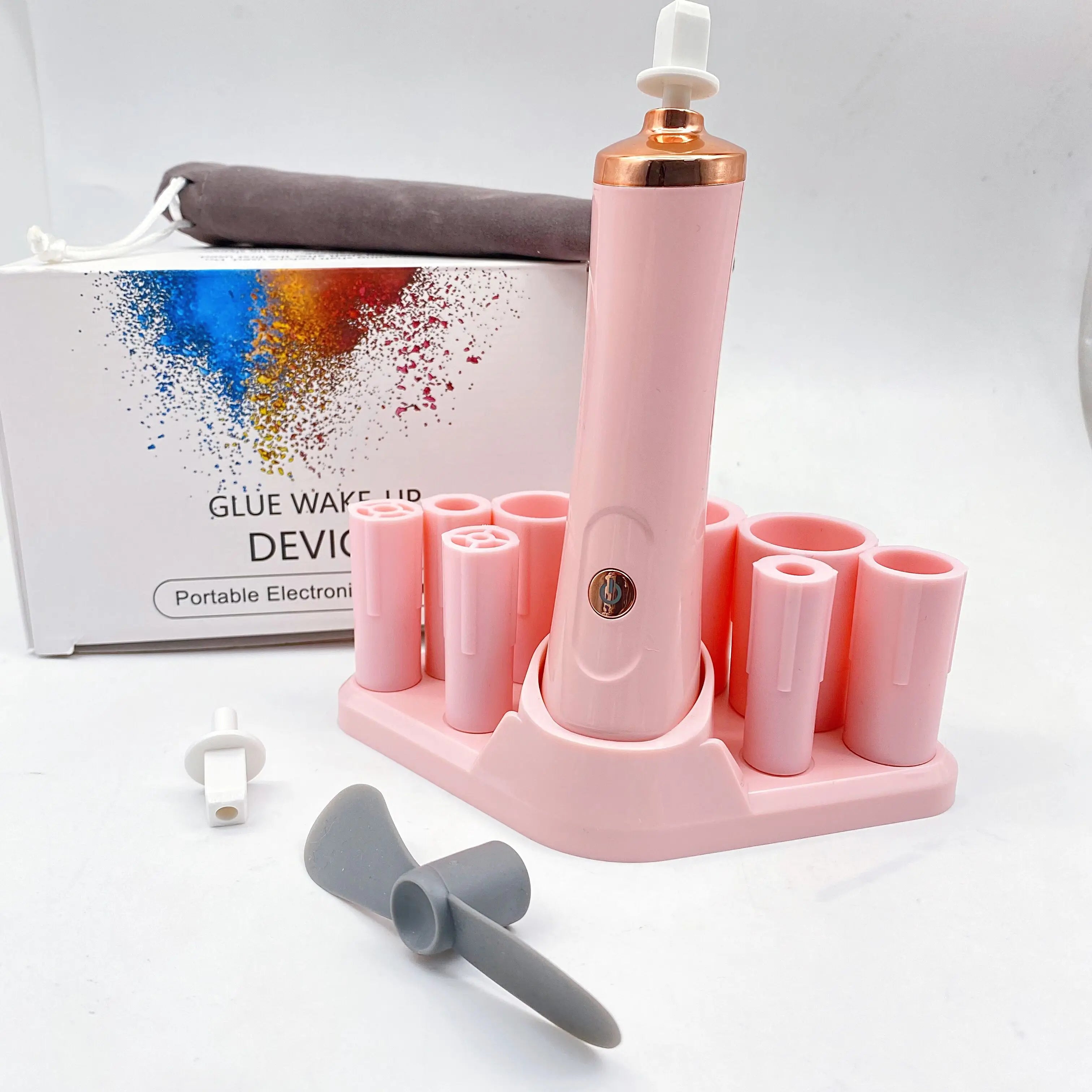 Lash Tool Kit Automatic Electric Wake-up Device Adhesive White/black Glue Shaker for Eyelash Extension pink Glue Shaker Eyelash
