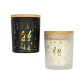 Muslim Soy Wax Candle with Scent Number-Shaped Glass Jar Boxed Ramadan & Eid Party Favor & Decoration Mubarak Eid Mubarak Candle