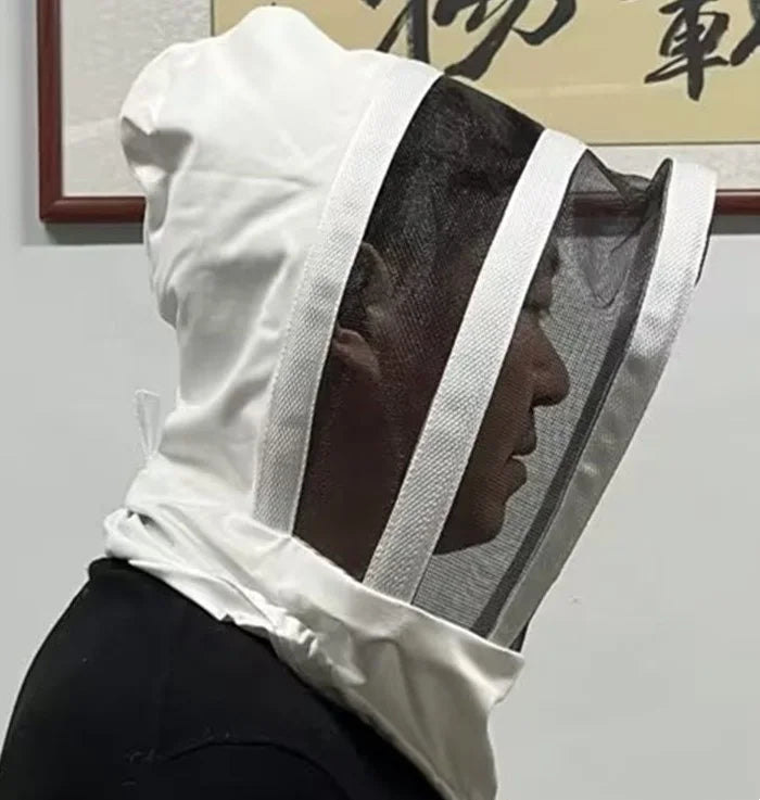 High Quality White /apricot Yellow Anti Bee Hat Space Hat Folding Hat