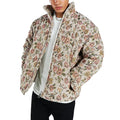 Good Quality Custom Coated Stand Collar Pattern Cartoon Winter Bomber Jacket Men Polyester Material Eco-Friendly Windproof Smart