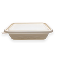 Disposable Cornstarch Tableware Corn Starch Paper Tableware Microwave Safe Takeaway Food Container Sugarcane Bagasse Plate Dish
