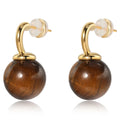 2024 New Personalized Trendy 18K Gold Plated Unisex Drop Earrings Jewelry Custom Hot Sale