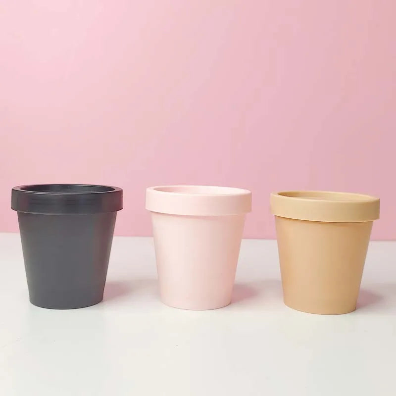 Luxury Cosmetic FacialMask Jar 50g 100g 200g Black White Pink Yellow Green Plastic PP Cosmetic Cream Jar for Body Butter