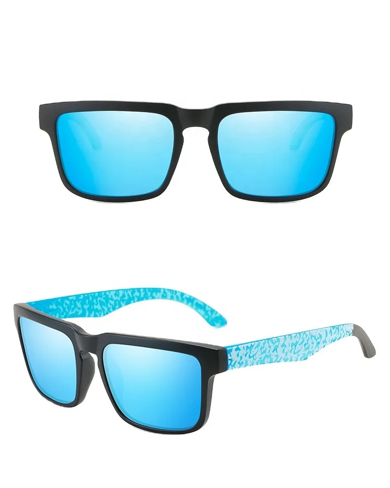 DUBERY High Quality Women's Sunglasses Customized Logo Trendy Multi-Purpose Design for Reading & Driving Luxury Blue Red Frames