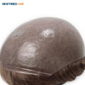 Men's Ultra-Thin Skin Toupee Replacement System European Virgin Remy Hair 100% Indian Hair High Quality Hairpiece