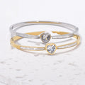 Merryshine 18K Gold Titanium Steel Diamond Zircon New Simple Narrow Side Love Shell Patch Cross-Border Stock Fashionable Bangles