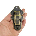 Stock Supply Box Accessories 49 X 92mm Antique Brass Strong Box Latch Wooden Box Lock