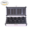 10pcs 9-19mm Damaged Nut Bolt Remover Kit Stud Extractor Broken Bolt Screw Remover Hand Tools Set