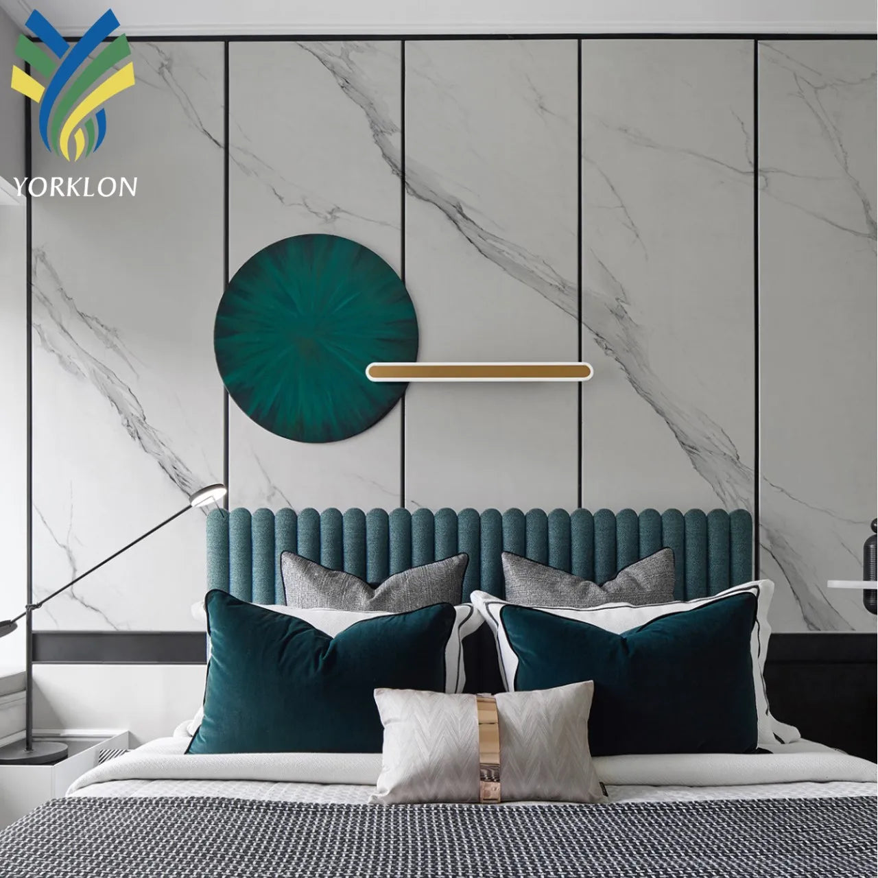 Custom Modern Marble Pattern 3D 4D Mural Wallpaper for Home Bedroom Decor Anti-Static and Waterproof Botanical Design