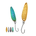 Fishing Lures Spinner Baits Bass Tackle Trout Spoon Metal 2.5g 3.5g 5g OPP Bag OEM ODM Mini Stream Iron Artificial Hard Bait