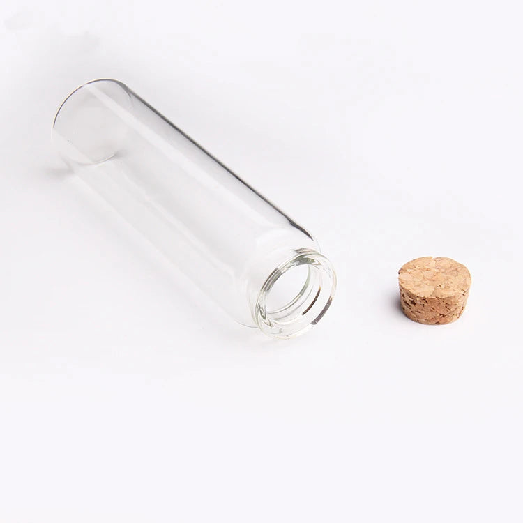 2023 High Quality Cheap Price clear Body 10ml 20ml 30ml 50ml 100ml Round Glass Jar with Lid Cork