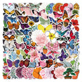 E-100pcs Sell LCartoon butterfly  Series Graffiti Stickers Packs for Motorcycle Suitcase Guitar Notebook Wholesale
