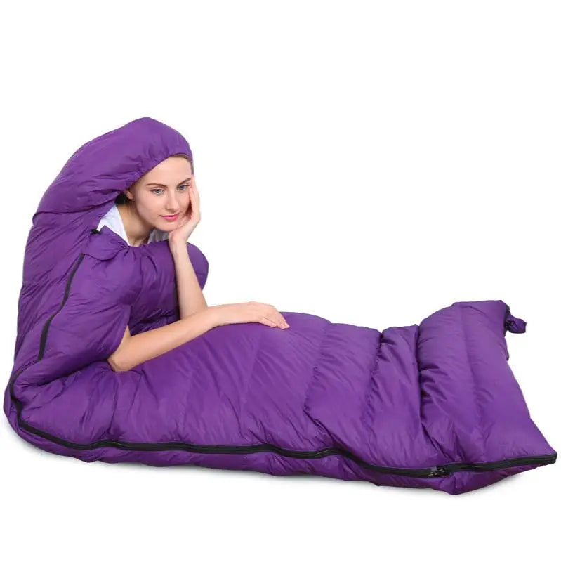 IRONDONKEY Sleeping Gear Accessories Ultralight Warm Outdoor Camping Adult Envelope Down Sleeping Bag