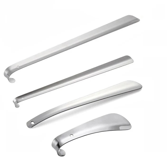 Universal Home Supply Portable Pull Durable Tool High Heel  Long Handle Slip Stainless Steel Shoes Spoon Lifter Shoehorn