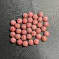 HQ GEMS Round Cabochon 6mm 8mm 10MM 100% Natural Original Rhodonite Stone Price Per Carat