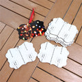 MDFSUB China Factory Double-sided Christmas Wooden Mdf Sublimation Blank Hanging Ornament Sublimation Blank Mdf Ornaments