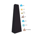 Factory Price Patio Heater Cover 87 Inch 221x53x61cm Waterproof Dustproof Outdoor Garden Pyramid Torch Heater Cover