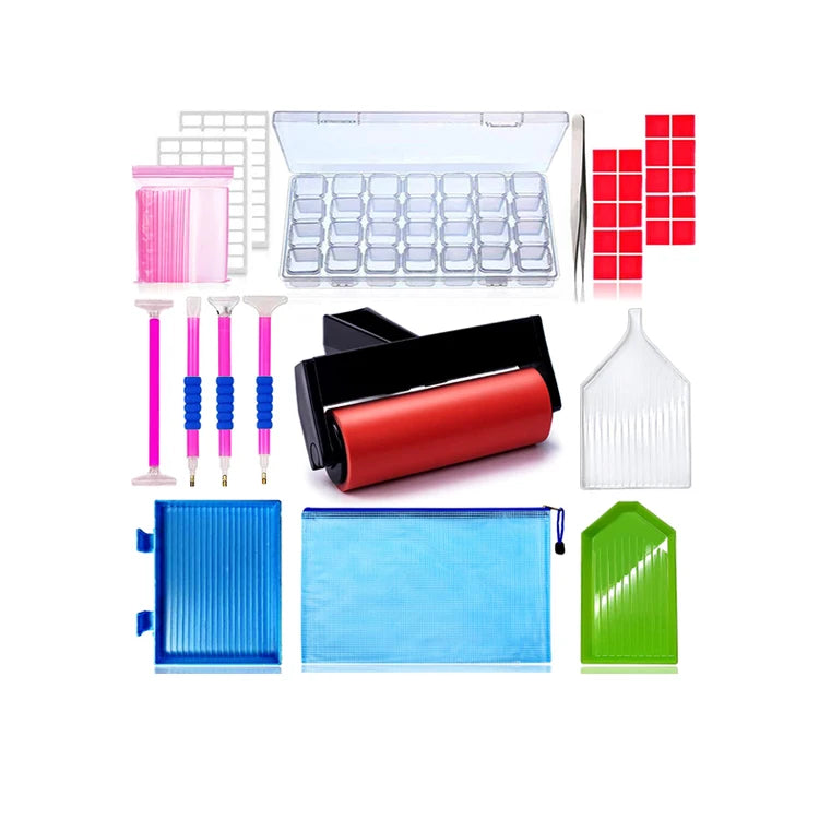 Factory Directly Sale 5D Diamond Painting Accessories Tools Kits Set for Diamond Painting Art 56 Pcs
