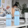 2025 Novelties 850ML Sports Water Bottle Double Wall Insulated Vacuum Stainless Steel Modern Design Standard Mouth Flask Rope