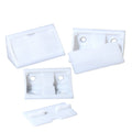 20pcs/lot Transparent Thick Plastic Nylon PVC Furniture Cabinet Corner Bracket Board Holder with 2 Holes
