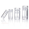 15g 30g 50g 75g Plastic Deodorant Tube Empty White Black Clear Lotion Cosmetic Blusher Stick Tube Bottom Filling Container