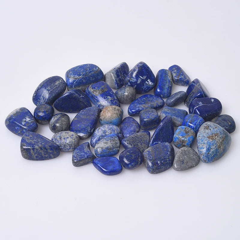 Wholesale Natural Polished Gemstone Blue Lapis Lazuli Tumbled Crystal Gravel Stones for Home Decoration