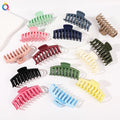 QIYUE Nonslip Plastic Hair Jaw Clamps Big Claw Clip for Women with Thick Long Hair Inspired by Crab Design