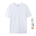 Solid 3D Embroidery High Quality 100% Cotton White T-Shirt Formal Unisex Plain T-Shirts for Men Screen Printing Customization