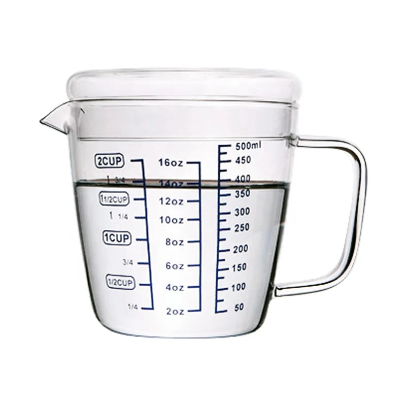 High Quality Measuring Cup Temperature-resistant Thickened Glass Measuring Cup Microwaveable MegaBDM
