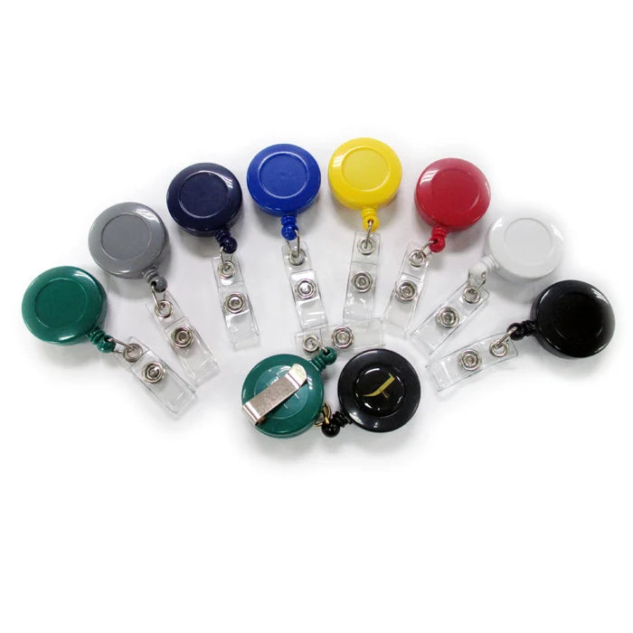 Factory Supply Blank Badge Reel Retractable Badge Reel  Yoyo ID Card Holder