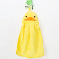 Cute Elephant Frog Duck Shape  Nursery Hand Towel Soft Plush Fabric Cartoon Animal Hanging Soft Hand Towels for Kids