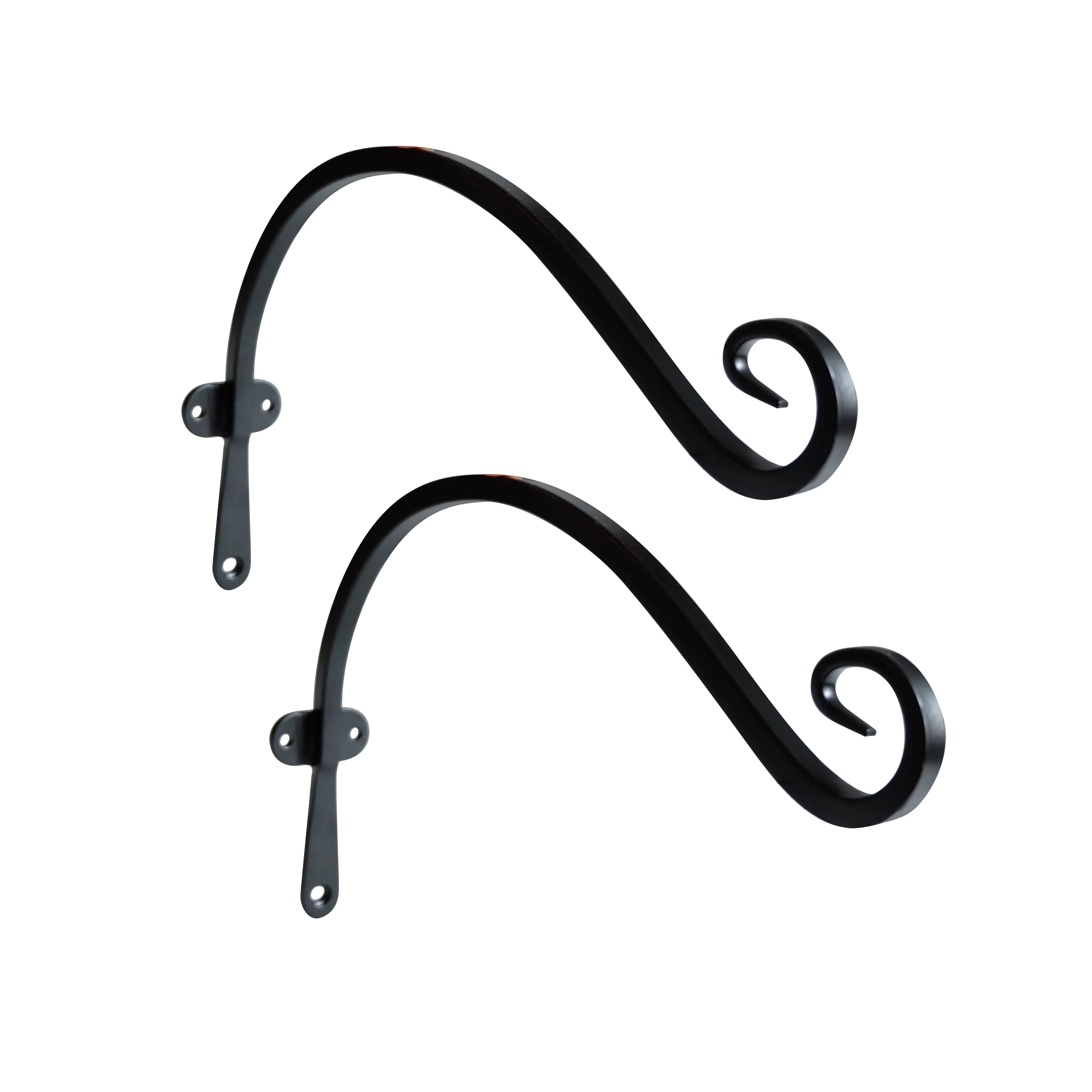 Heavy-Duty Indoor & Outdoor Metal Plant Hook Bracket for Flower Basket Pot Bird Feeder Lantern & Wind Chime Single Structure