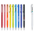 Custom Logo 1.0mm Width Multi-Functional Plastic Ballpoint Pen Promotional Business Pen Novelty Touch Metal Customized Logo