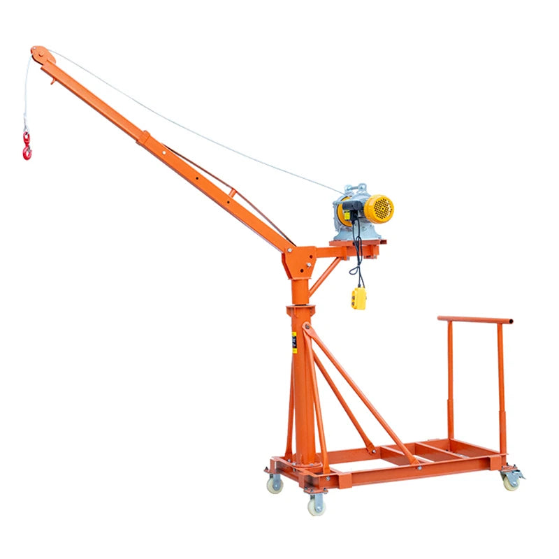 Hot Selling 220v Household Portable Mini Crane 500kg Lifting Crane for Construction