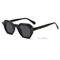 2025 Fashion Custom Designer Sunglasses Gafas De Sol Shades Acetate Thick Square Frame Glasses  Polarized Y2k Glasses