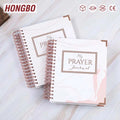 Printed A5 B5 A4 Spiral Prayer Bible Journal Notebook for Women with Colorful Inspirational Divider Pages for Christian