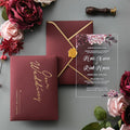 Luxury Laser Cut Clear Acrylic Invitations Wedding Greeting Card Party Banquet Business Supplier Custom Invitation Acrylic