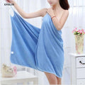 Fast Drying Beach Spa Magical Nightwear Sleeping 2020New Home Textile Towel Women Robes Bath Wearable Towel Dress Womens Lady