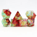 Dnd Polyhedral Custom RPG Sharp Edge Resin Dice 16mm Size
