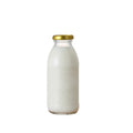 Wholesale Clear 300ml & 500ml Round Glass Milk Bottles Screw Cap Screen Printed Custom Logo for Beverages CREDIBLE/OEM Brand