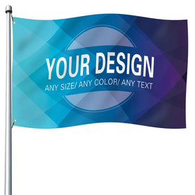 Wholesale Custom Digital Printing Polyester 3x5 Ft 2026 Manufacturer Wholesale Flag with Custom Logo for Merchandise
