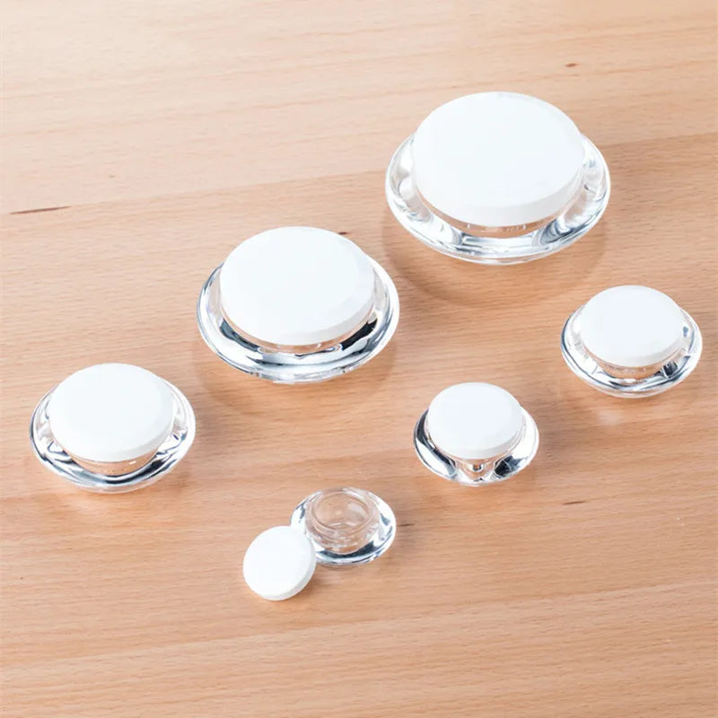 3g 7g 10g 15g 30g 50g High Grade Plastic Round UFO Shape Luxury Cosmetics Eye Facial Cream Empty Acrylic Jar