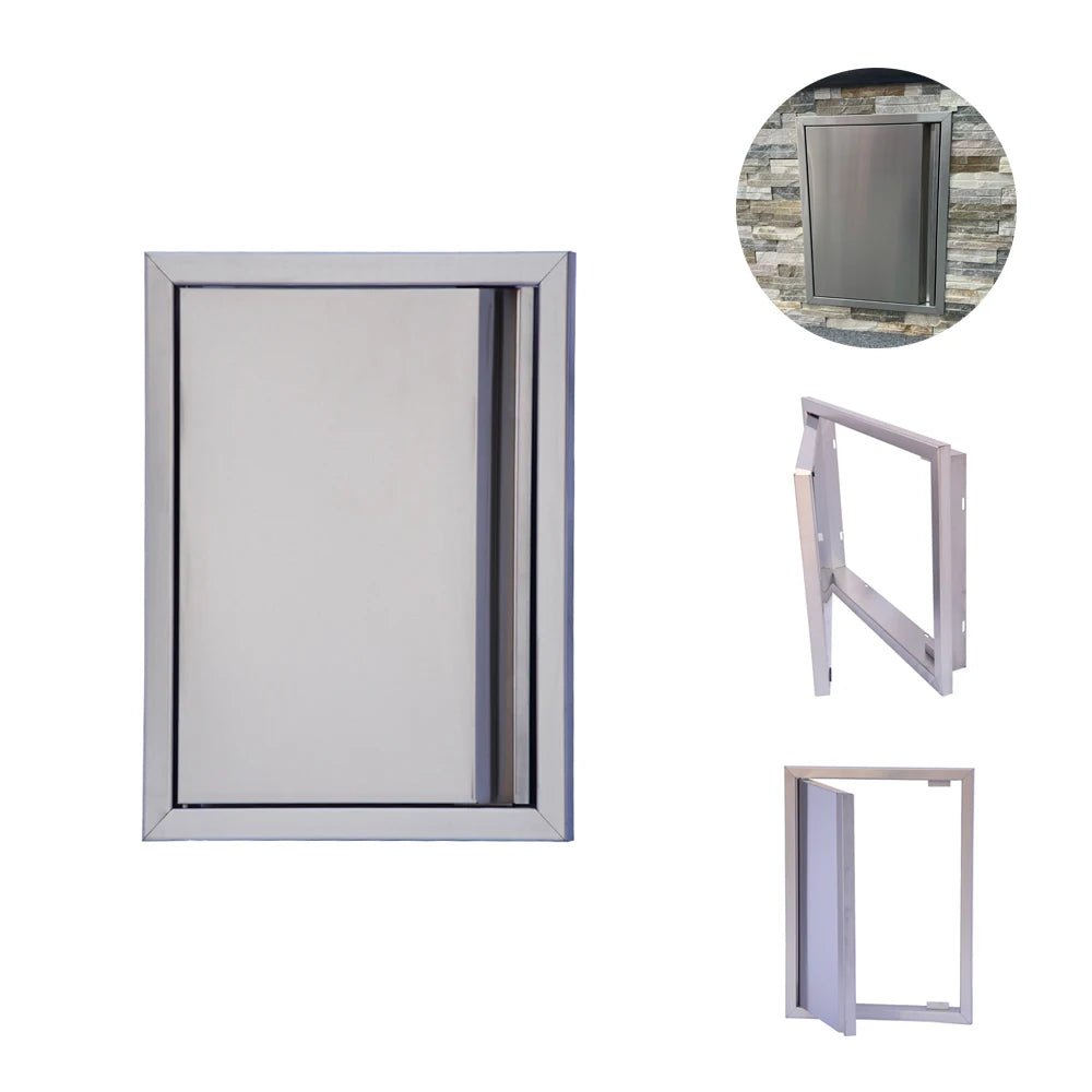 Stainless Steel Outdoor Kitchen Single Door for BBQ Grill Island